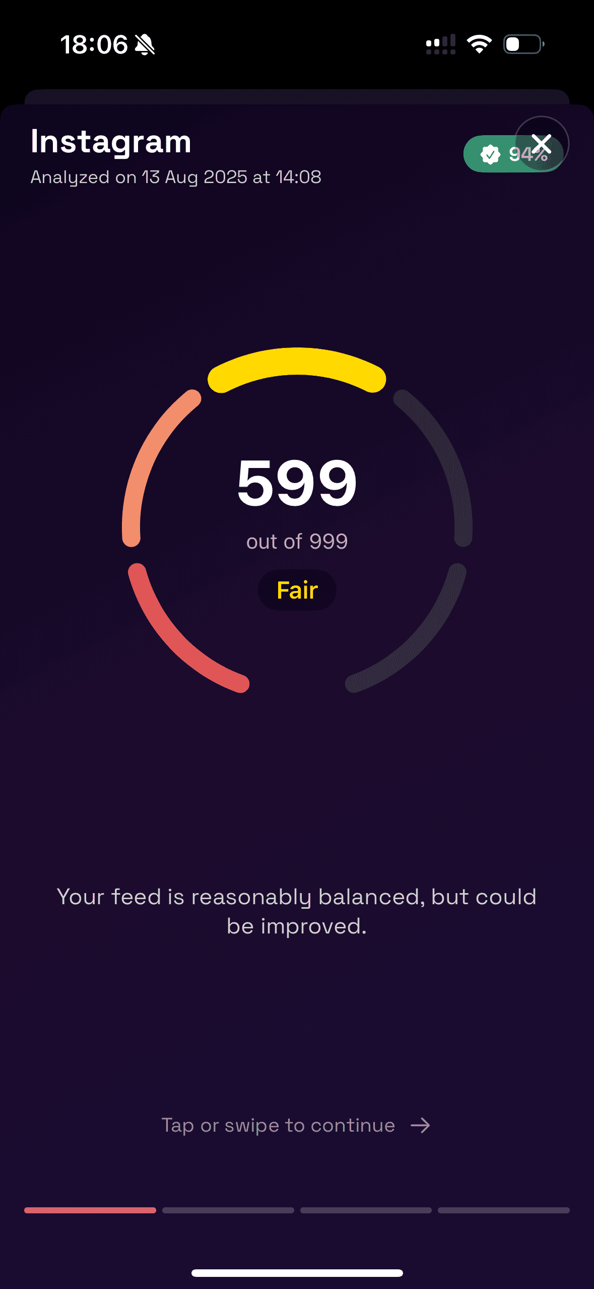 AlgoMirror App Analysis Screenshot